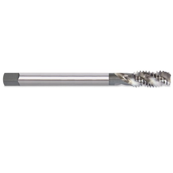 Encontraproduto.com.br - Macho para Máquina em Aço Rápido (HSS) Haste Passante Rosca Unificada Grossa (UNC) - Canal Helicoidal - 7/16
