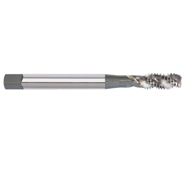 Encontraproduto.com.br - Macho para Máquina em Aço Rápido (HSS) Haste Reforçada Rosca Whitworth Grossa (BSW) - Canal Helicoidal -3/16