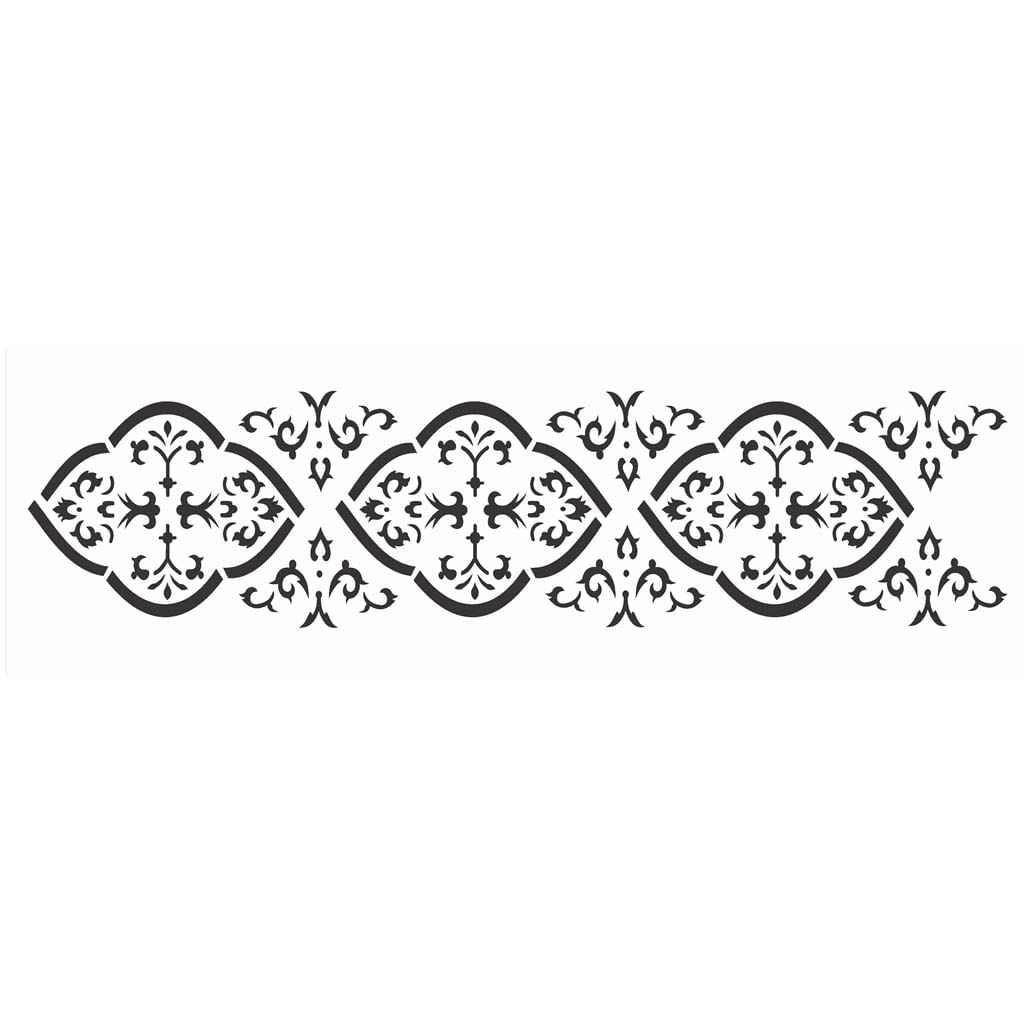 Encontraproduto.com.br - Stencil 10 x 30 cm Border Colonial Ref.0725 OPA