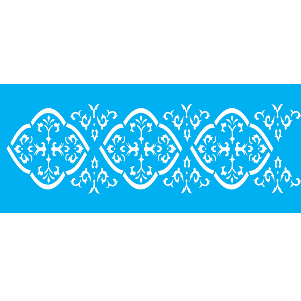 Encontraproduto.com.br - Stencil 10 x 30 cm Border Colonial Ref.0725 OPA