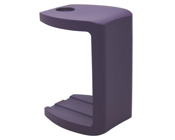 Encontraproduto.com.br - Banco/Apoio Tramontina Vira em Polietileno com Porta Copos Lilás