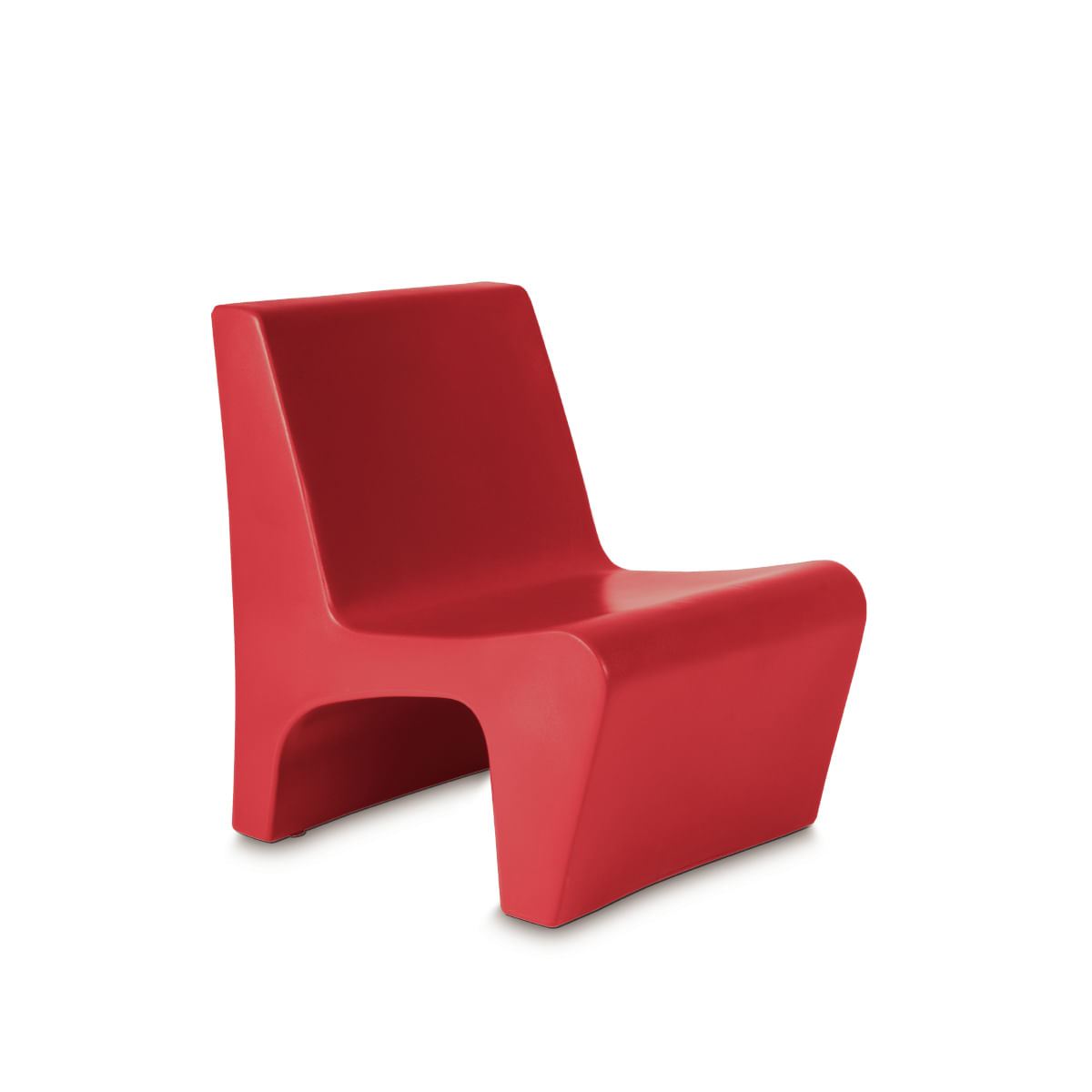 Poltrona Tramontina Berta em Polietileno Vermelho