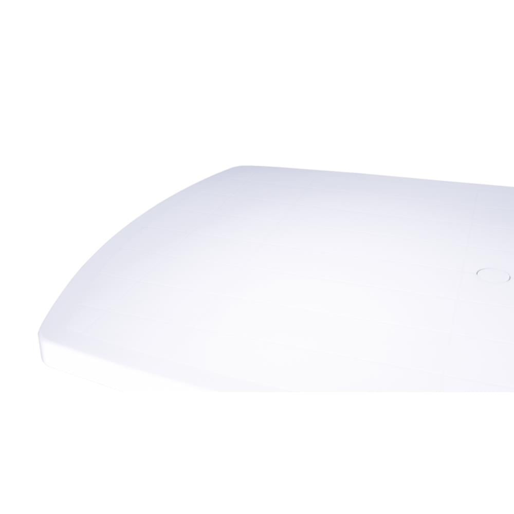 Encontraproduto.com.br - Mesa Retangular Camburiu Polipropileno Branco Tramontina