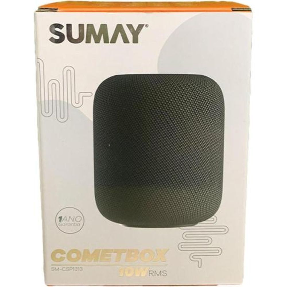 Encontraproduto.com.br - Caixa De Som Sumay Cometbox 10w Preta [f002]