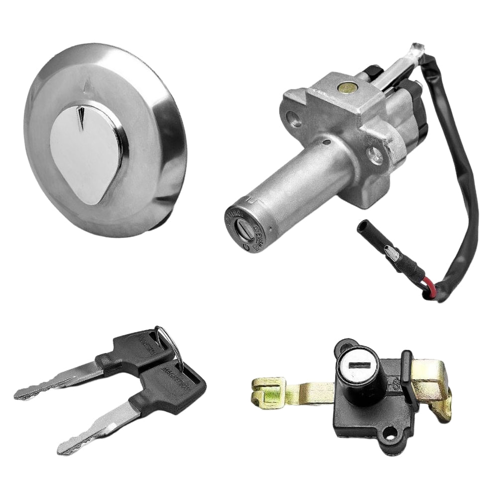 Conjunto Trava Chave Ignição Honda CBX 250 Twister 2001 a 2005 Magnetron