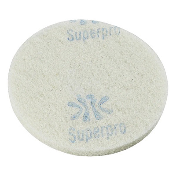 Disco Lustrador Branco 350mm Superpro