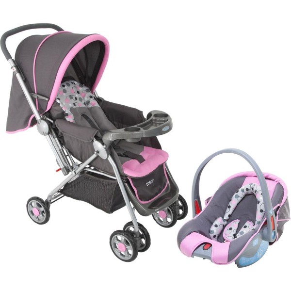 Encontraproduto.com.br - Travel System Reverse Cosco rosa