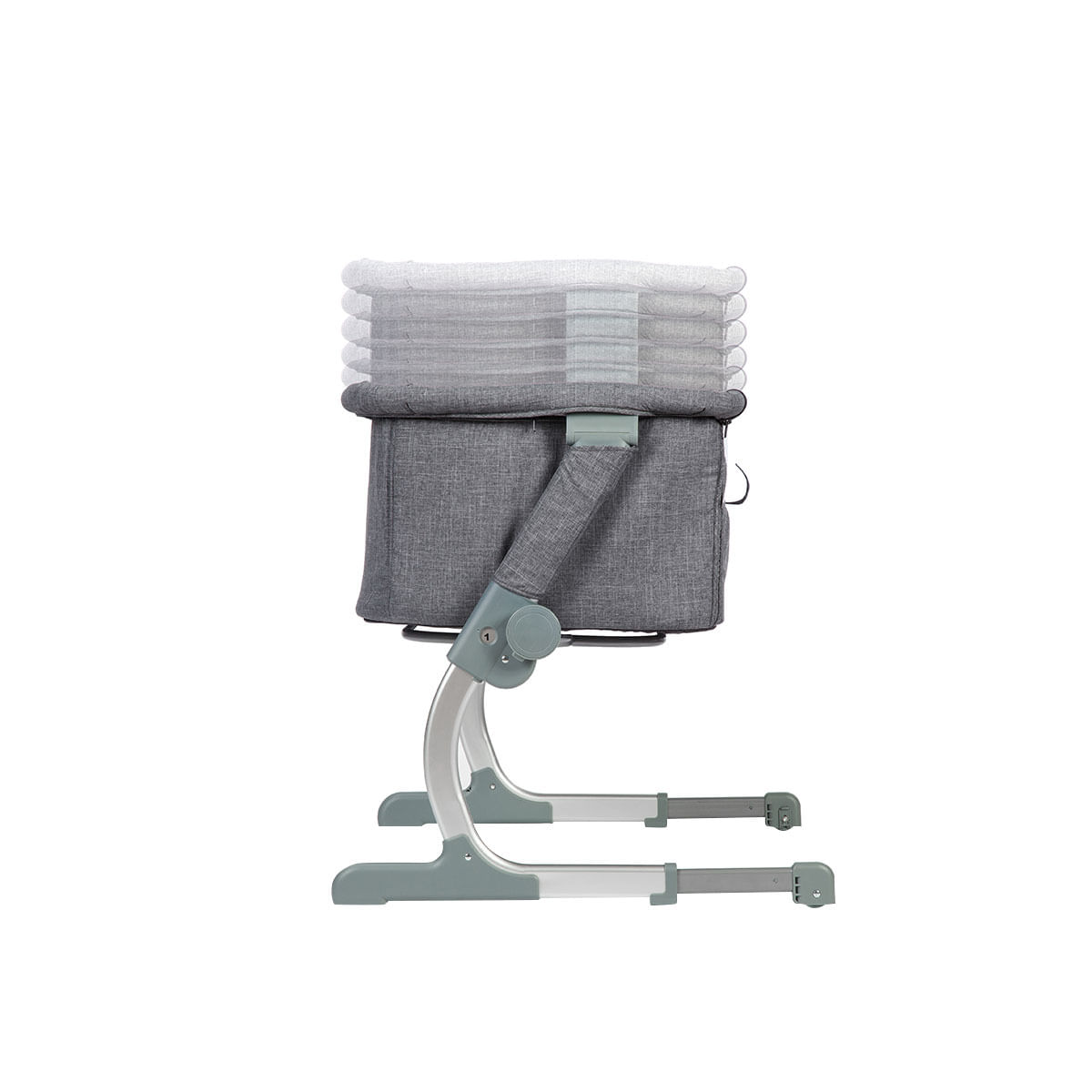 Encontraproduto.com.br - Berço Side by Side Safety 1st Gray