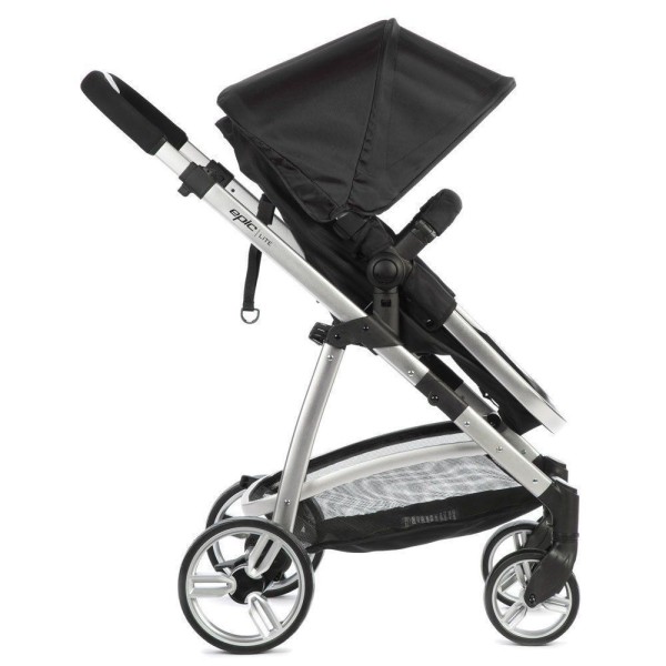 Encontraproduto.com.br - Conjunto Carrinho Travel System Epic Lite Duo Onyx e Bebê Conforto Moisés Terni