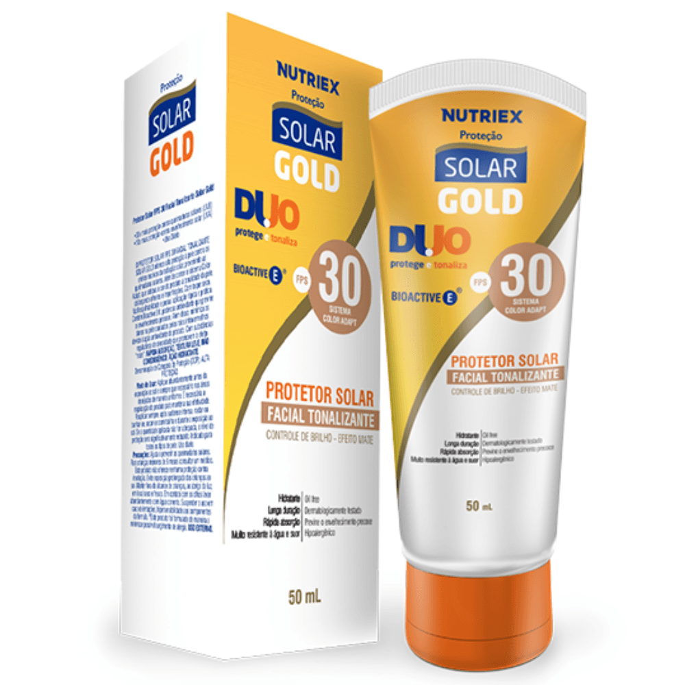 Protetor solar facial Solar Gold FPS30 50ml