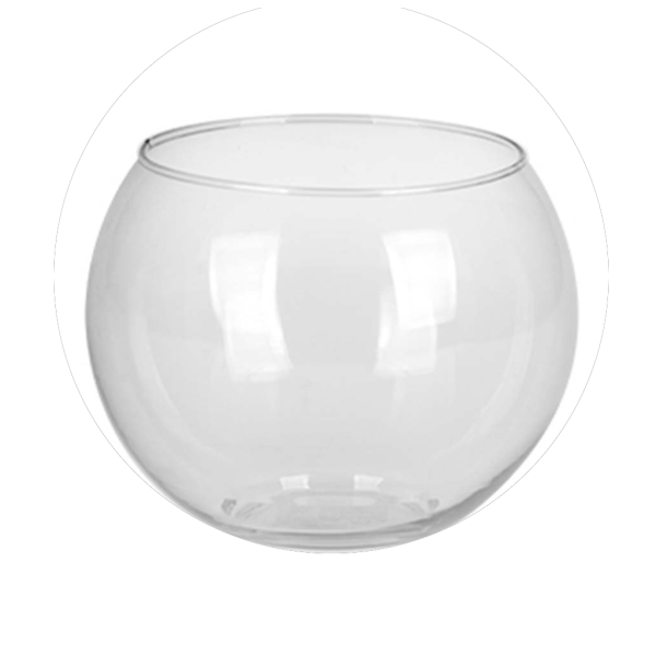 VASO VIDRO TAILANDIA GG R.80-30135 INCOLOR