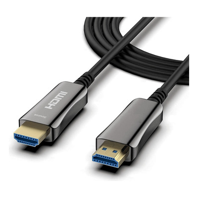 Encontraproduto.com.br - Cabo Fibra Óptica Ativa (AOC) Hdmi 2.0 4K 60Hz / 18Gbps de Alta Velocidade (50 Metros)