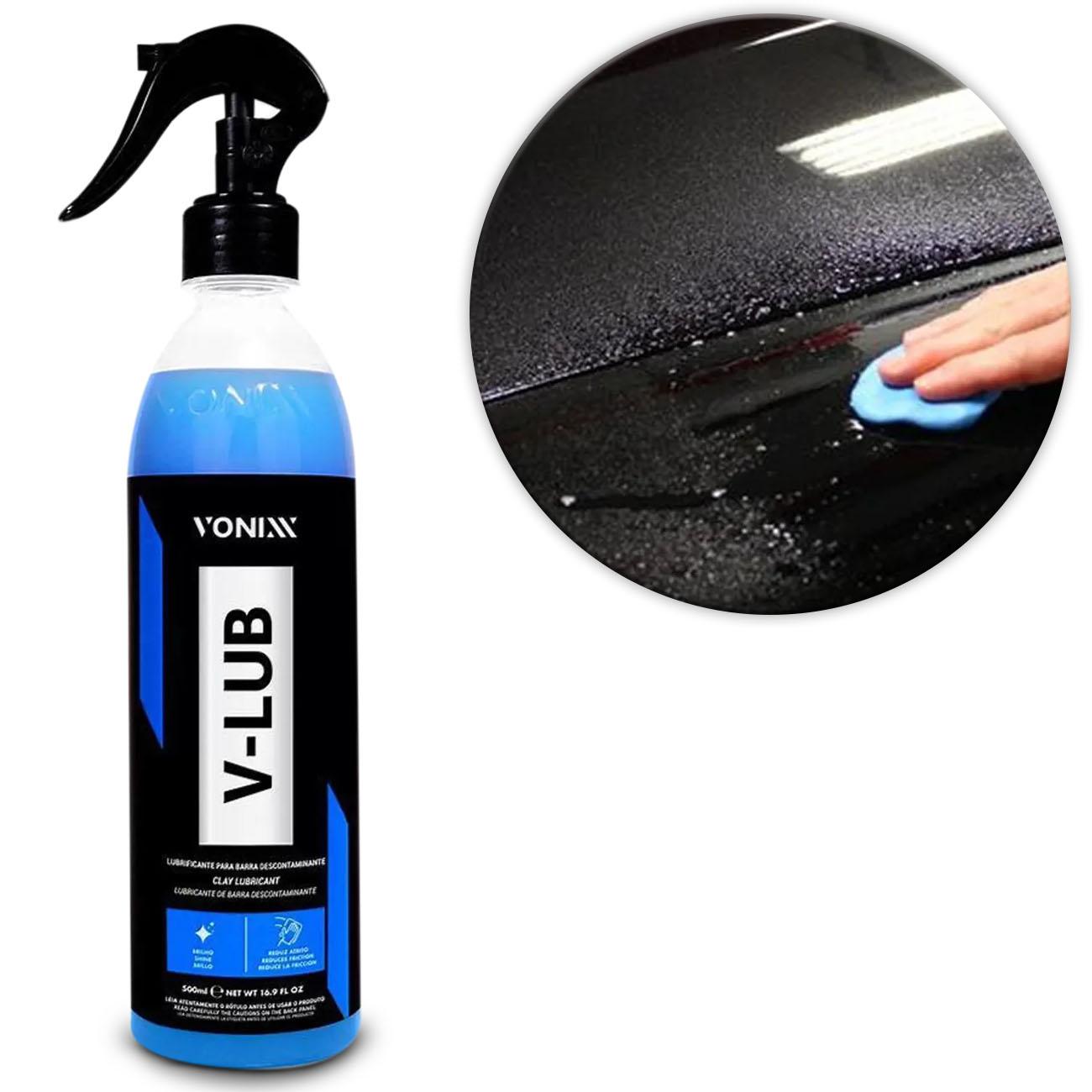 Massa Claybar V-bar 100g Vonixx + V-lub Lubrificante 500ml