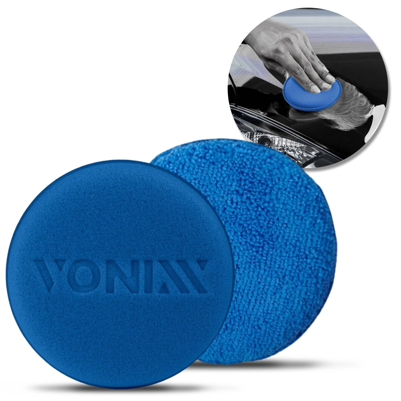 Encontraproduto.com.br - Aplicador de Microfibra Poliéster 200GSM Alta Performance Vonixx
