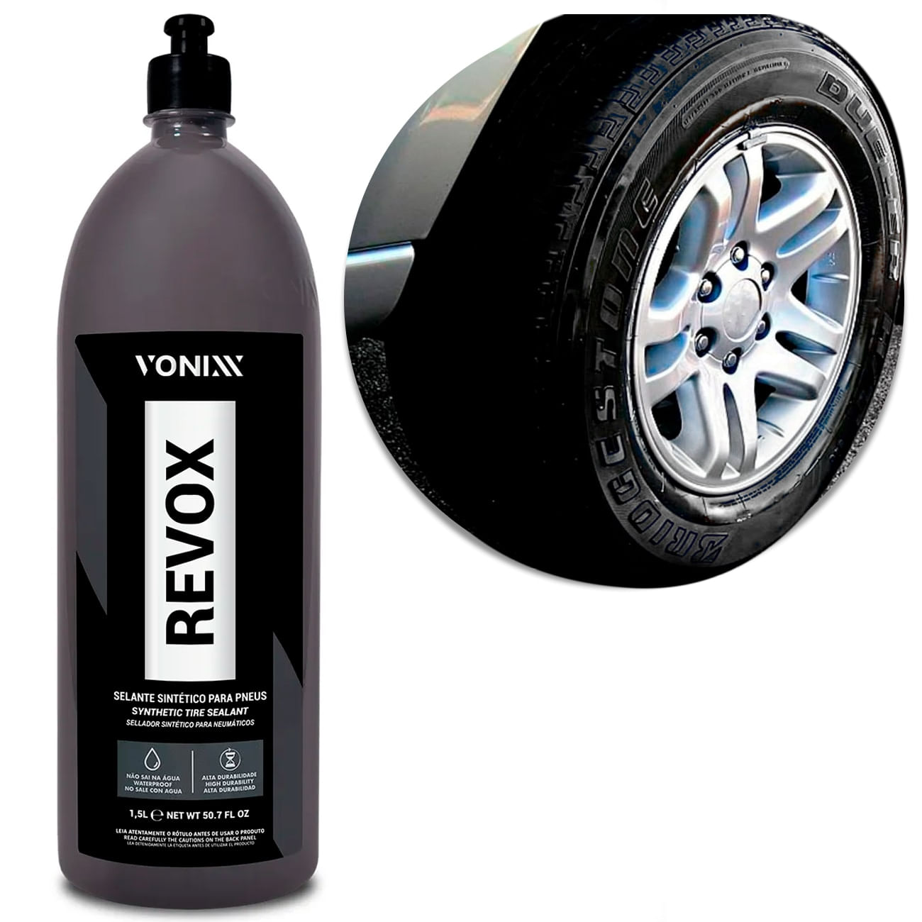 Selante Sintetico Para Pneus Revox 1,5l Vonixx