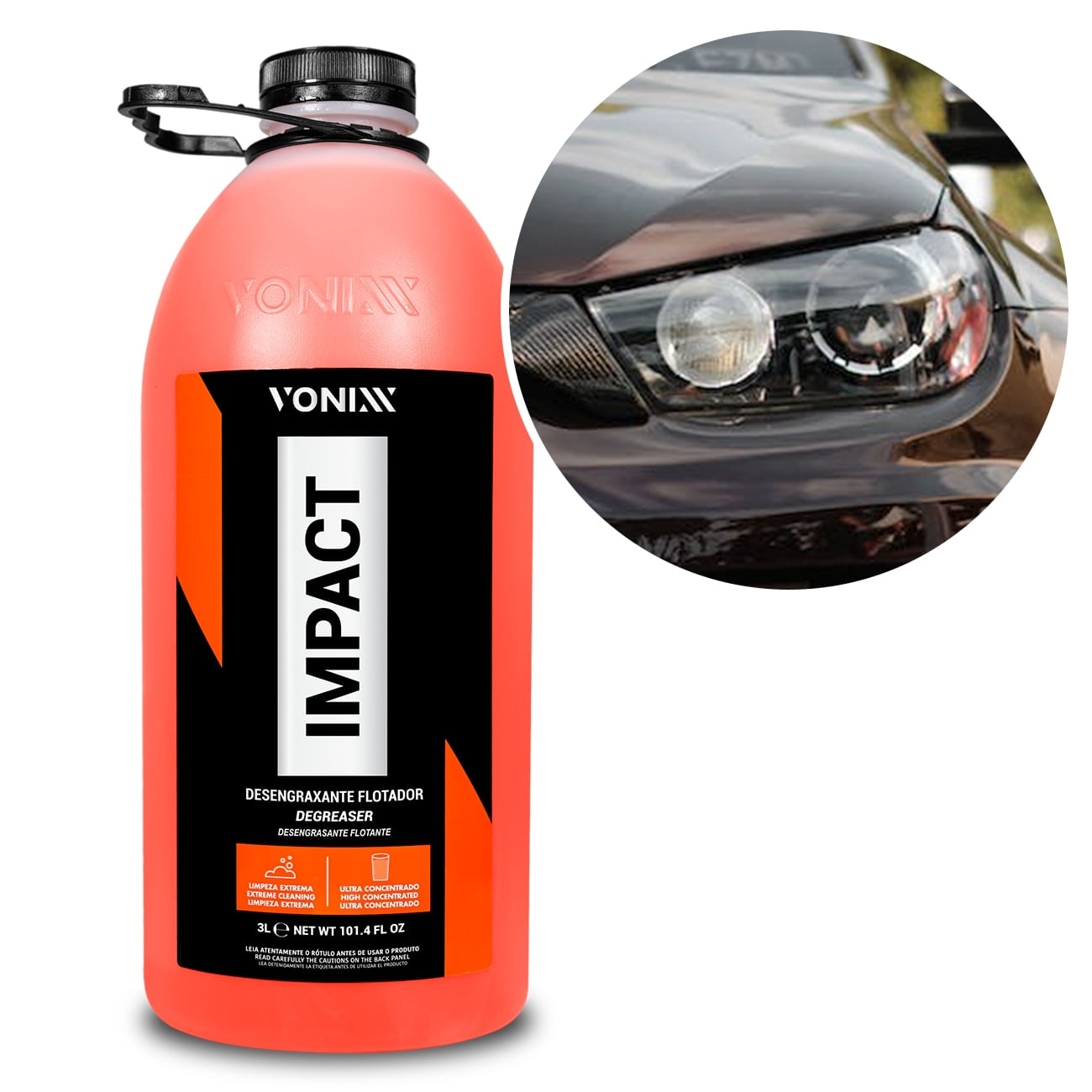 Encontraproduto.com.br - Multilimpador Limpeza Extrema Impact 3 Litros Vonixx