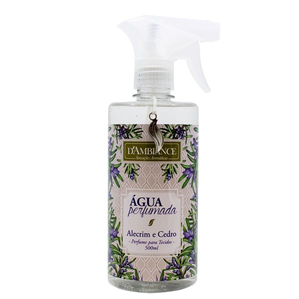Encontraproduto.com.br - Água Perfumada para Tecidos Alecrim e Cedro DAmbiance 500 ml
