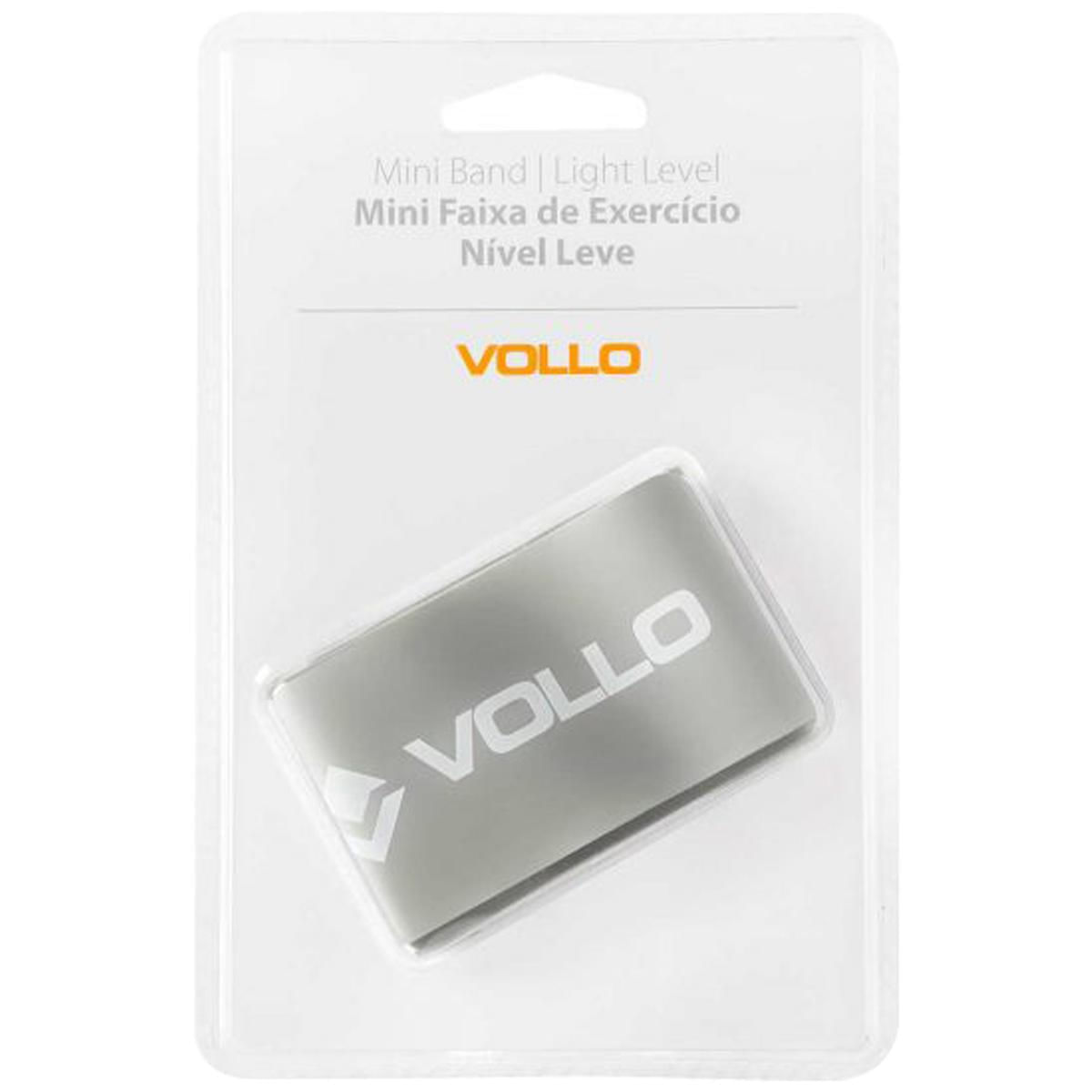 Encontraproduto.com.br - Mini Band Faixa de Exercicios Nivel Leve Cinza Vollo