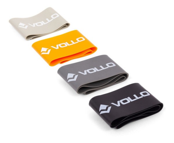 Encontraproduto.com.br - Conjunto De 4 Mini Faixas De Exercício De 5 Cm Vollo