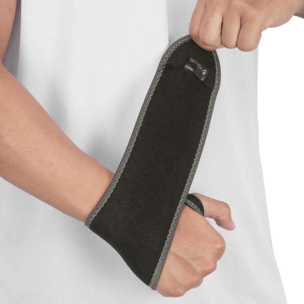 Encontraproduto.com.br - Munhequeira Vollo Neoprene Ajustável Preta