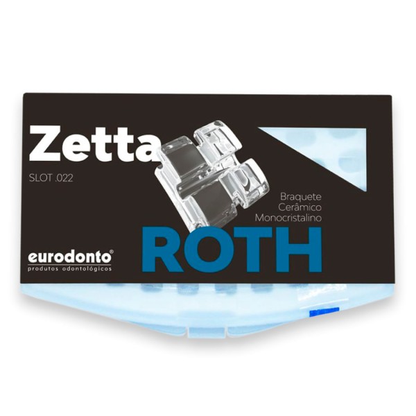 Encontraproduto.com.br - Bráquete Safira Zetta Monocristalino Roth  - Eurodonto