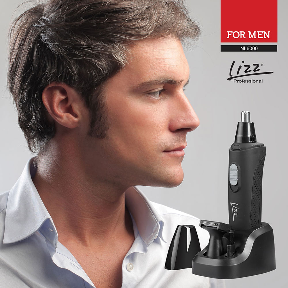 Encontraproduto.com.br - Aparador de Pelos Trimmer 3 em 1 - NL6000 - A pilha - Lizz