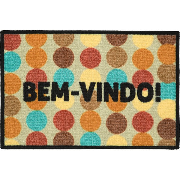 Encontraproduto.com.br - Tapete 40x60cm Toc Toc Exclusivo Aroeira