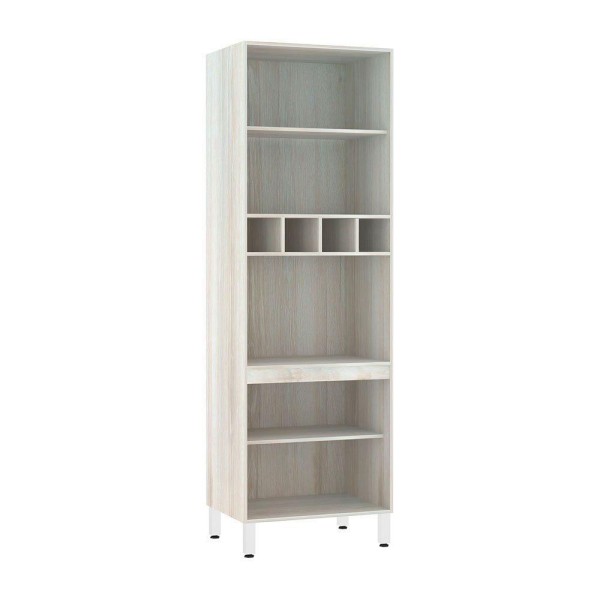 Encontraproduto.com.br - Paneleiro 70Cm Nicho Microondas E 1 Nicho Lis Legno Crema