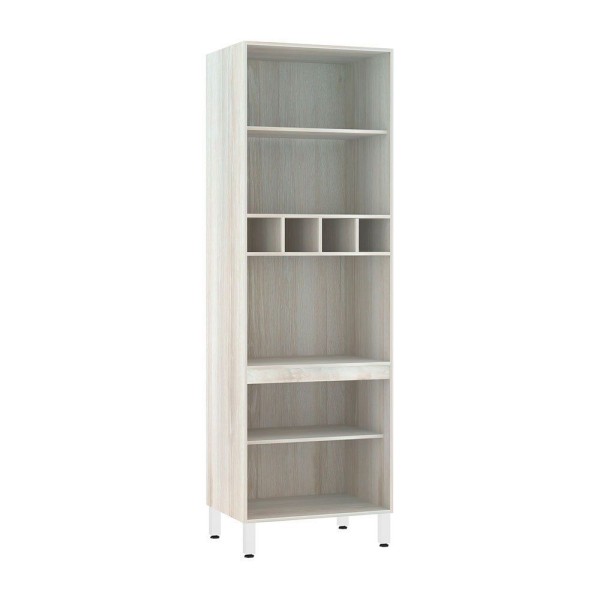 Encontraproduto.com.br - Paneleiro 70Cm Nicho Microondas E 1 Nicho Lis Legno Crema