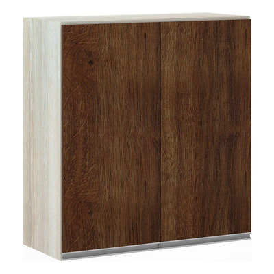 Encontraproduto.com.br - Armário Para Cozinha 15cm 1 Porta Legno Crema C/Branco