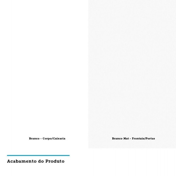 Encontraproduto.com.br - Guarda Roupa 2 Portas De Correr 159cm Branco Com Branco Mat