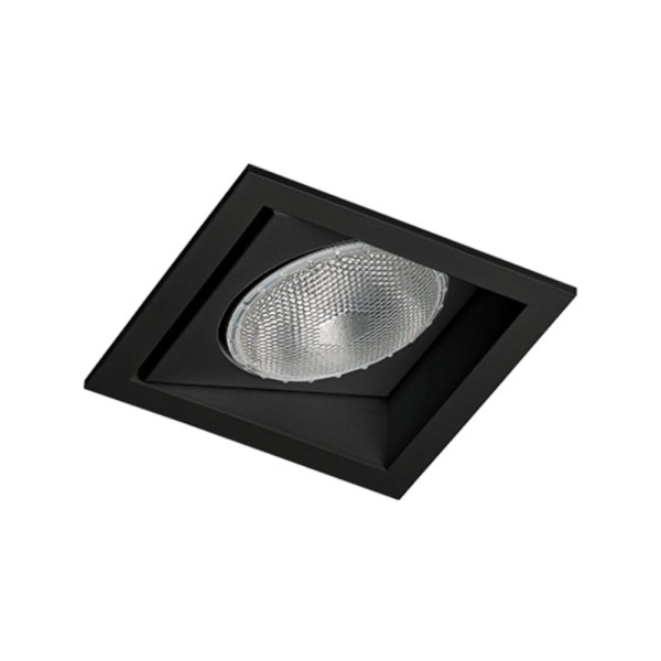 Encontraproduto.com.br - Spot de Embutir Quadrada Direcionável Para 1 Lâmpada Par30 Preto Laini Revoluz