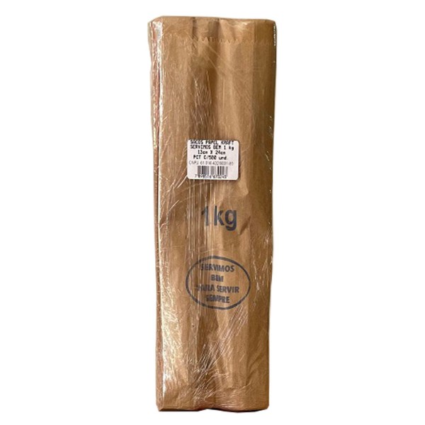 Encontraproduto.com.br - Saco Papel Kraft Donnoplast 1Kg Com 500 Unidades
