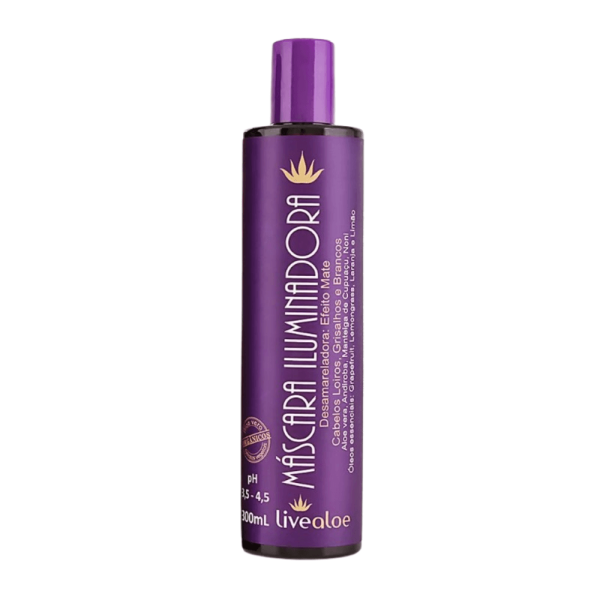 Encontraproduto.com.br - Máscara Iluminadora (Aloe vera, Andiroba e Noni) 300ml - LiveAloe