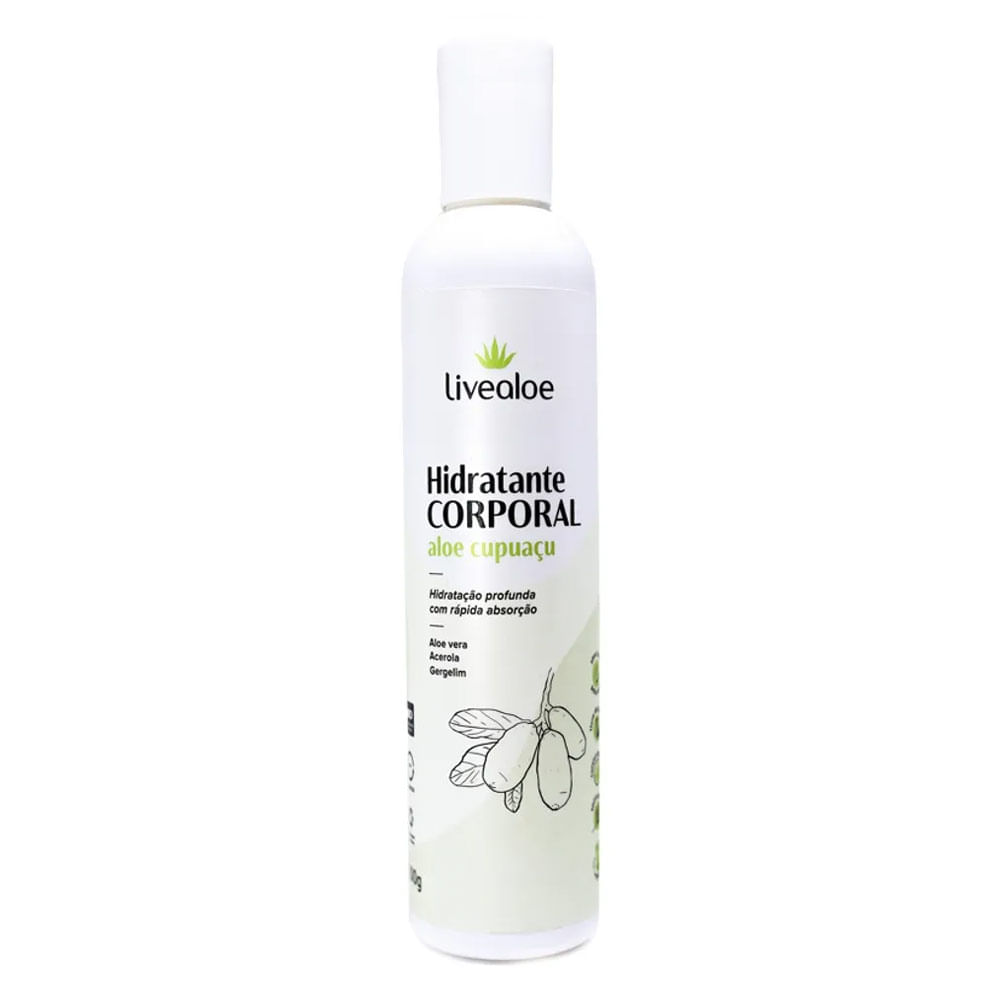Hidratante Corporal Aloe Cupuaçu 200ml Live Aloe