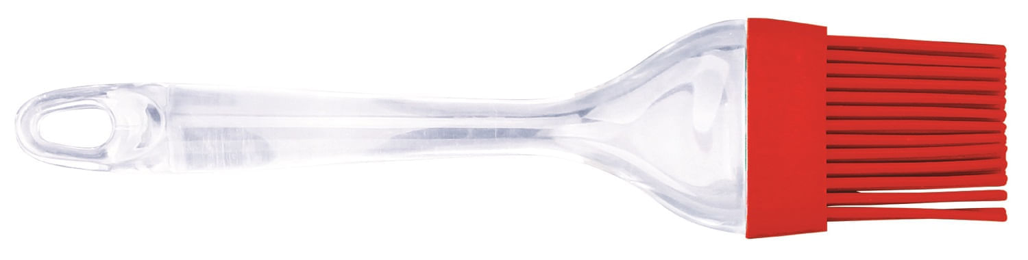 Encontraproduto.com.br - Pincel de Silicone com Cabo em Acrilício 22 cm - Mimo Style - ASA1314