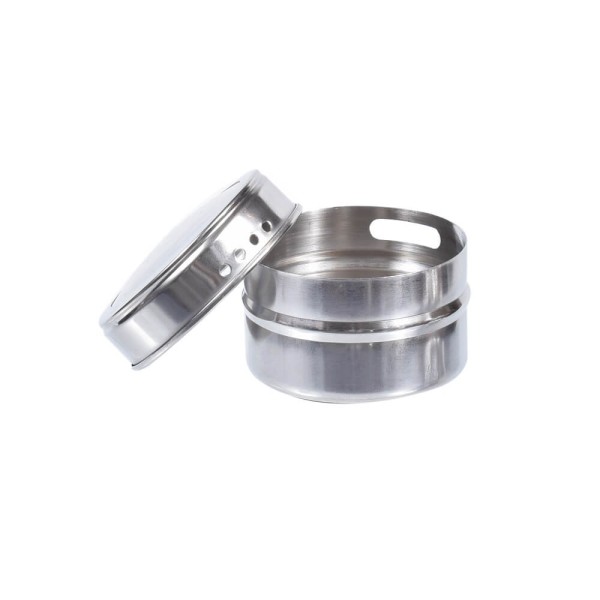 Encontraproduto.com.br - Porta Condimentos 6 Peças em Inox 90ml Mimo Style Prata