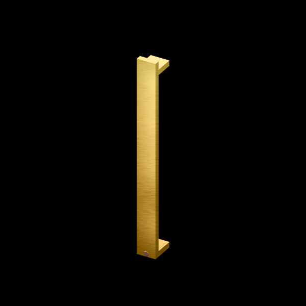 Encontraproduto.com.br - Toalheiro Térmico Grande com Fio Oculto Vertical Jade Ref. 19.TJ16.OE Ouro Escovado Crismoe