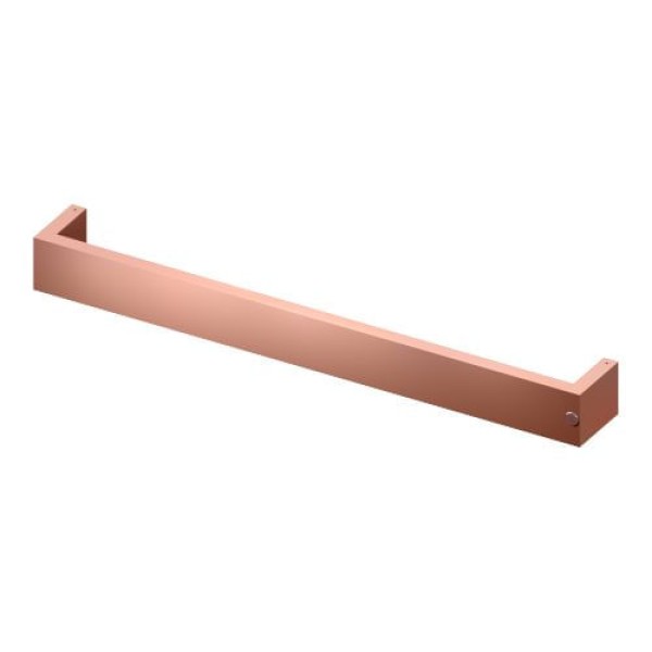 Toalheiro Térmico com Fio Oculto Jade Horizontal Ref. 19.TJ15.CP Cobre Polido Crismoe