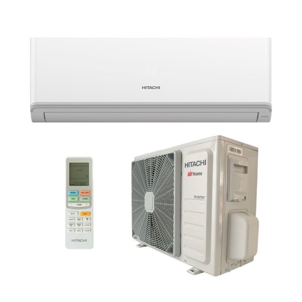 Ar Condicionado Split Hw Inverter R-32 Hitachi 9000 Btus Airhome 600 Quente/Frio 220V Monofásico SPK09C3IVQ