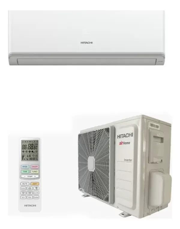 Ar Condicionado Split Hi Wall Inverter Hitachi AirHome 24.000 Btus Quente e Frio 220V R-32
