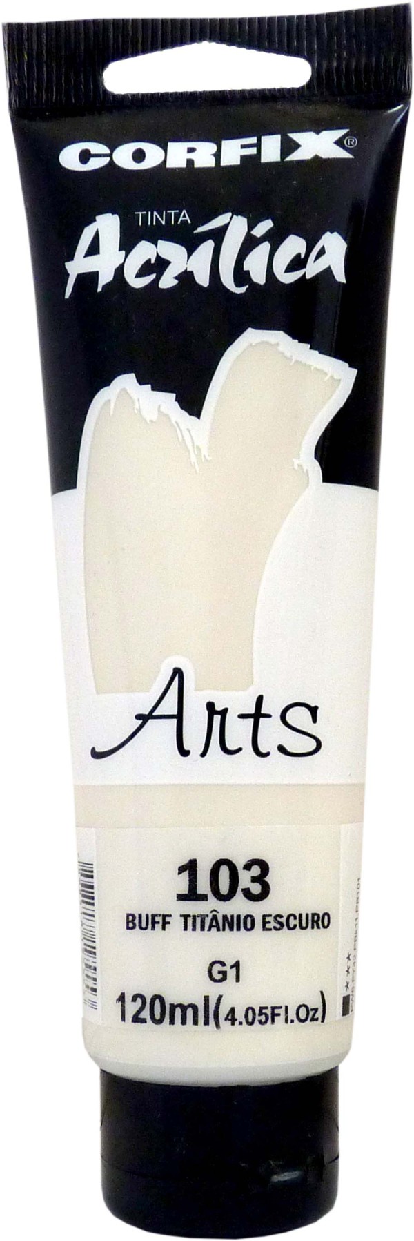 Encontraproduto.com.br - Tinta Acrílica Art´s 120ml GR-I Corfix Tons Amarelo, Vermelho, Violeta