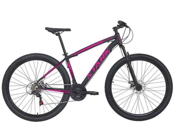 Encontraproduto.com.br - Bicicleta Aro 29 South Stark 24 Marchas Aluminio Freio A Disco - Preto+rosa - 15 Preto+rosa