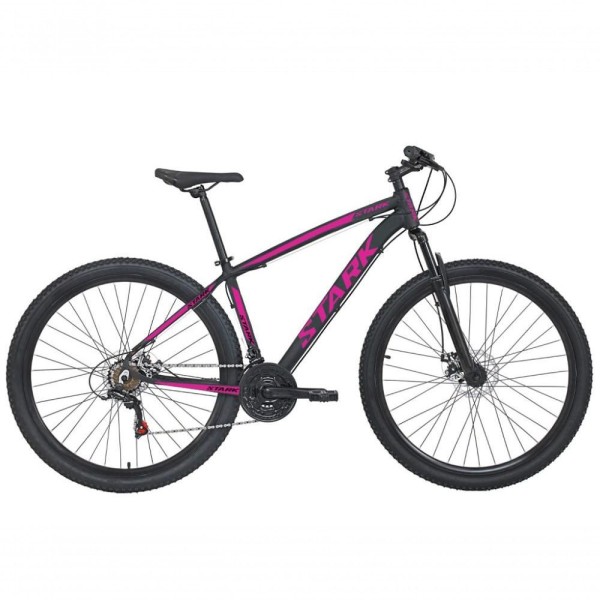 Encontraproduto.com.br - Bicicleta Aro 29 South Stark 24 Marchas Aluminio Freio A Disco - Preto+rosa - 15 Preto+rosa