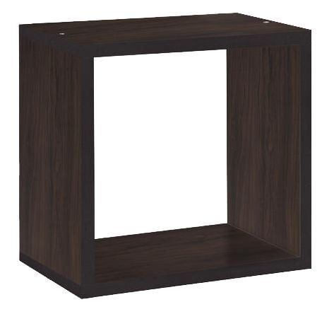 Encontraproduto.com.br - Nicho Prat-k Cubo Retangular em MDP 28x28x20cm Tabaco