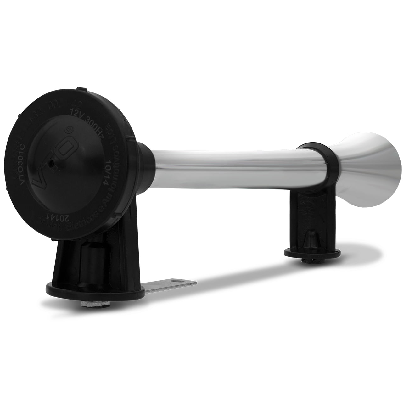 Encontraproduto.com.br - Buzina a Ar Marítima Universal Veículos 12V com Compressor Corneta Cromada Vetor VT301C