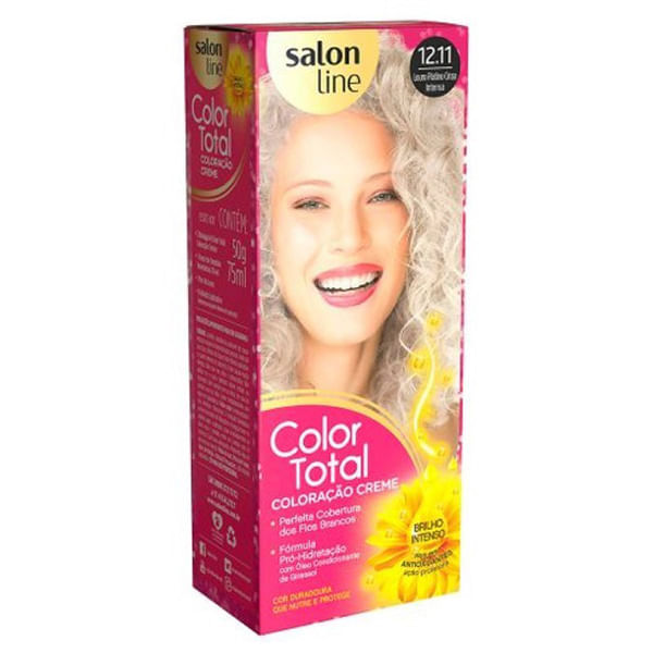 Encontraproduto.com.br - Tintura Salon Line Color Tot 12.11 Loção Platinado - Salon Line