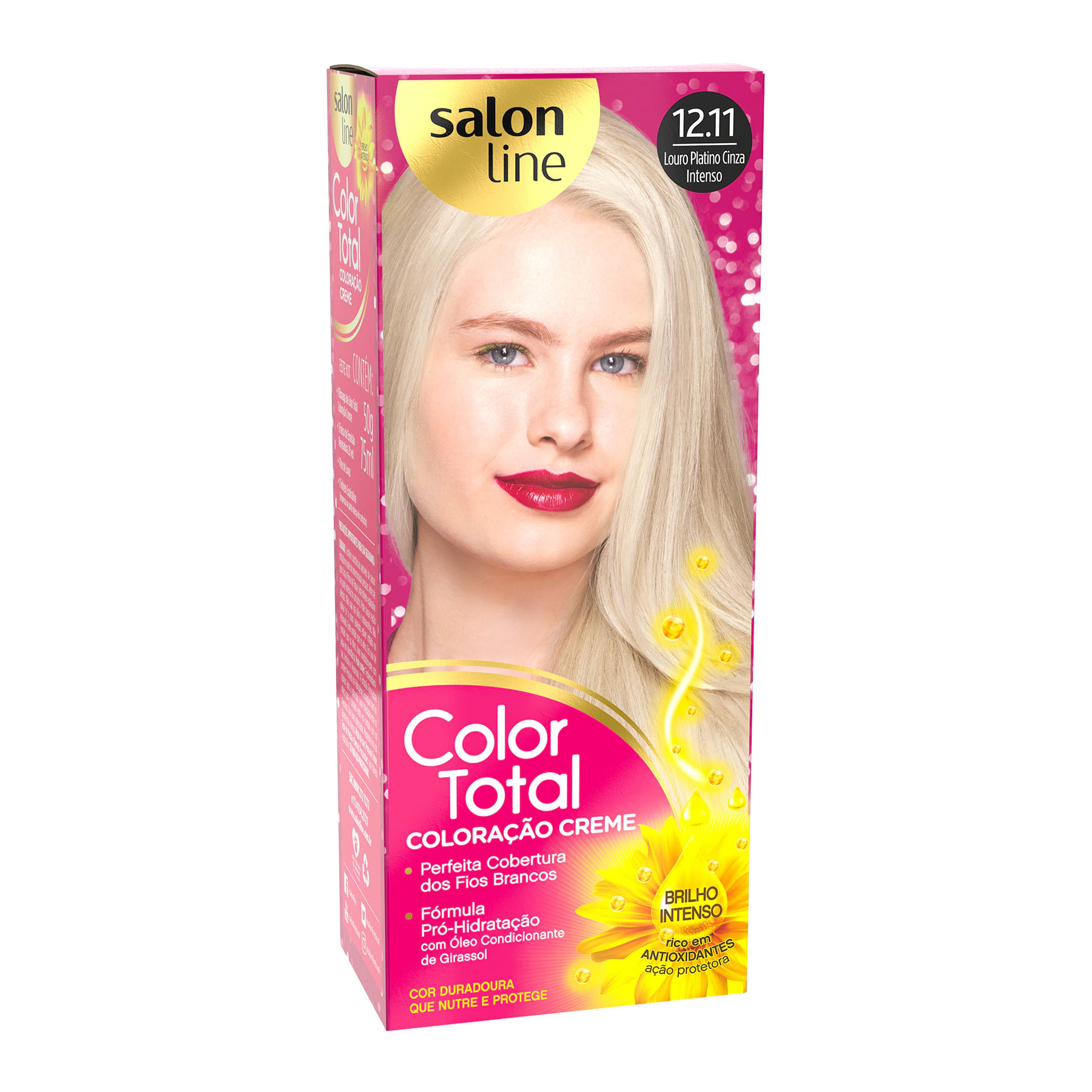 Encontraproduto.com.br - Tintura Salon Line Color Tot 12.11 Loção Platinado - Salon Line