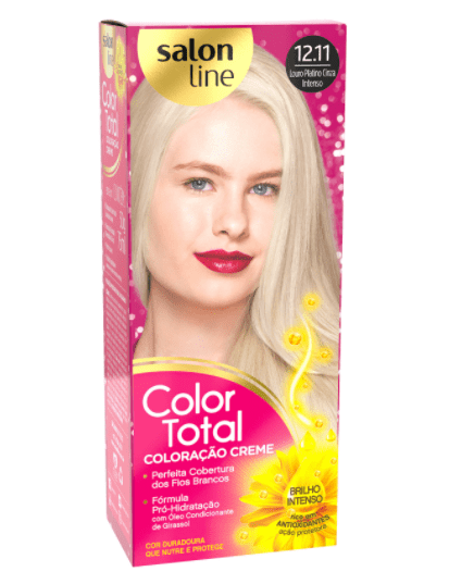 Encontraproduto.com.br - Tintura Salon Line Color Tot 12.11 Loção Platinado - Salon Line