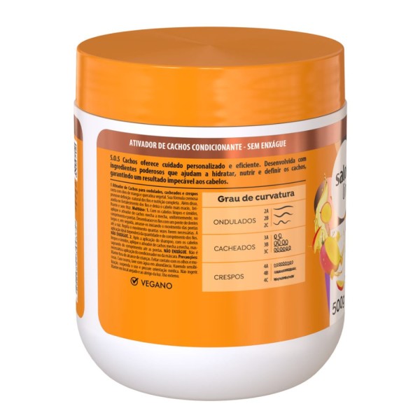 Encontraproduto.com.br - Ativador De Cachos Umidificador Salon Line Sos Cachos Óleo De Manga 500g